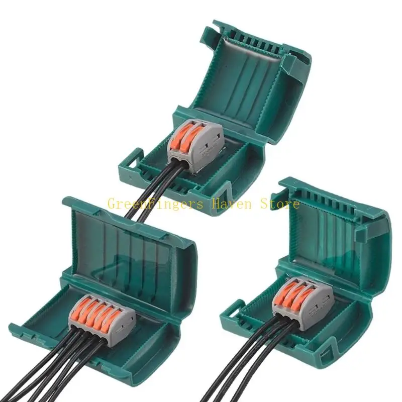 F68D Compacts Insulated Waterproof Junction Box Universal Wiring Rainproof Easy Terminal Block for Indoor And Outdoor Use