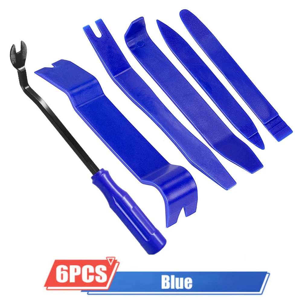 5/6-teiliges Auto-Verkleidungs-Demontagewerkzeug-Set, kratzfreies Hebelwerkzeug-Set für Autotür-Clips, Verkleidungen und Armaturenbrett-Reparatur – Detail 18