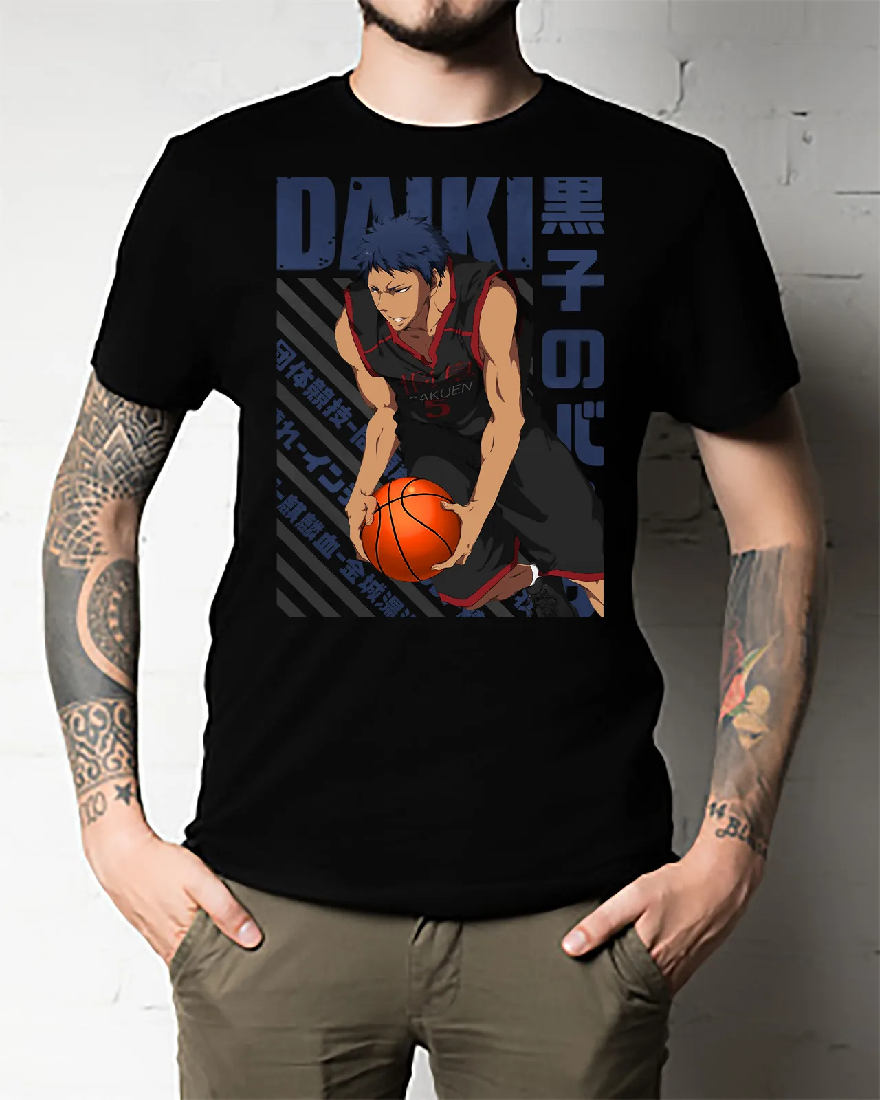 Kuroko no Basket Daiki Aomine Essential T Shirt ALL SIZES