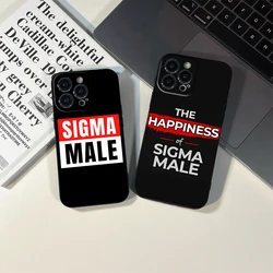 For IPhone 14 PRO Sigma Male Phone Case for IPhone 13 Mini 11 12 Pro XR XS MAX 8 X 7 Se 8p14 Plus 13 Pro Cool Man Covers