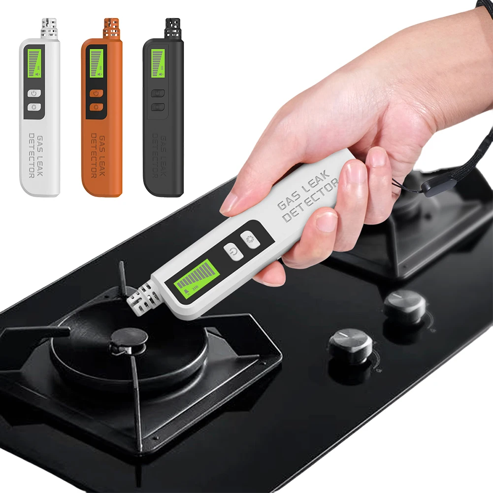 

Gas Leak Detector with Audible & Visual Alarm Portable Gas Sniffer Combustible Gas Detector for Home Kitchen RV