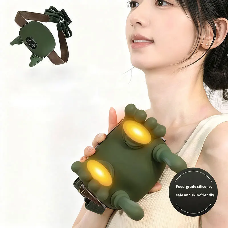 

Портативный бионический массажер для шеи, электрический массажер шиацу, плеч, глубоких тканей, имитация человеческого дизайна рук, расслабление мышц