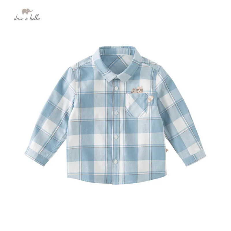 

Dave Bella Children's Shirt Clothes Autumn Boys' Baby Comfortable Fashion Casual Formal Top Outdoor Party DB3236324