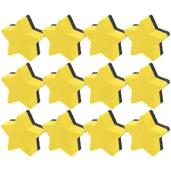 12 Pcs Pentagram Eraser Whiteboard Erasers Reusable Mini Kids Dry School Supplies Classroom Teacher Magnetic Classroom Supplies