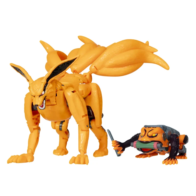 Hasbro Transformers Collaborative NARUTO SHIPPUDEN X Transformers Kurama i Gamakichi Nowe figurki akcji