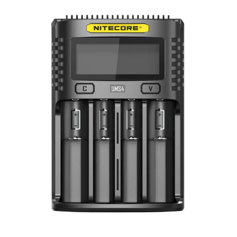 NITECORE UMS4 Intelligent Four - Slot QC Fast Charging 4A Large Current Multi - Compatible USB Charger