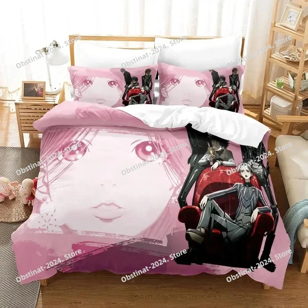 

Anime NANA Bedding Set Boys Girls Twin Queen Size Duvet Cover Pillowcase Bed Kids Adult Fashion Home Textileextile