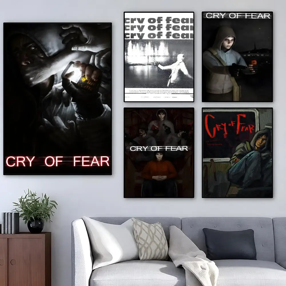 Game Cry of Fear Simon Henriksson Poster Pop Wall Art PP Decorative Water-Resistant Print Apartment Dorm Office Room Decor Gift