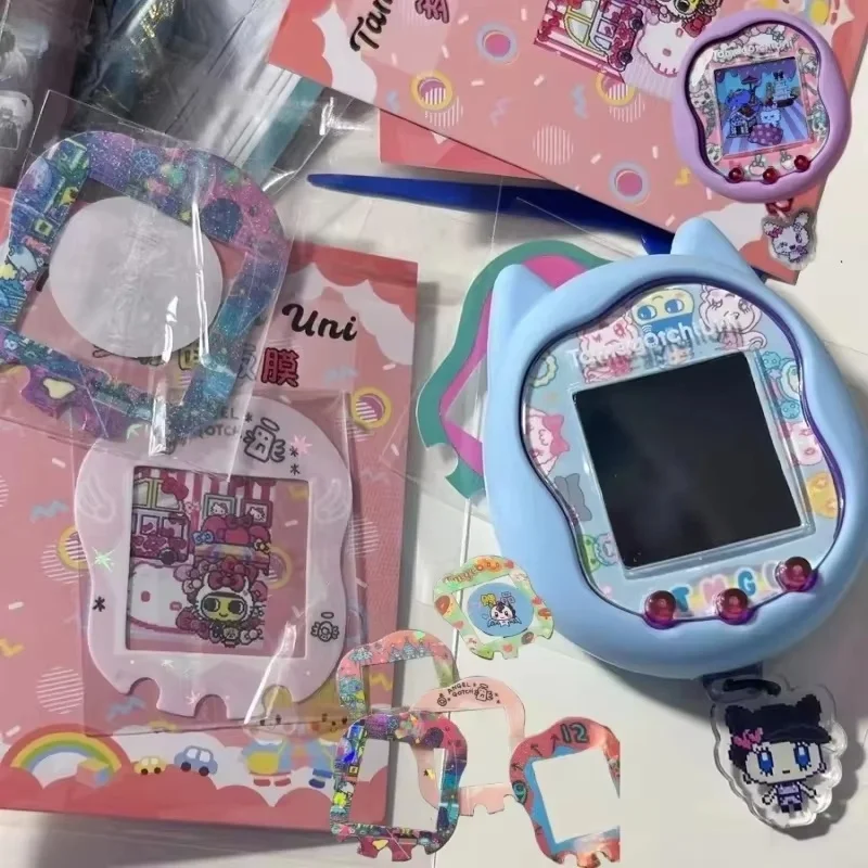 Sıcak Sanrio Tamagotchi Uni Ön Kapak Silikon koruyucu film Kawaii Etiket Sevimli Hello Kitty Tamagotchi Koruyucu Süs Hediye