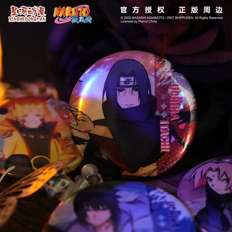 Naruto Uchiha Sasuke Sakura Hitana Kakashi itachi cina autorizzazione ufficiale illustrazione stile distintivo Cosplay