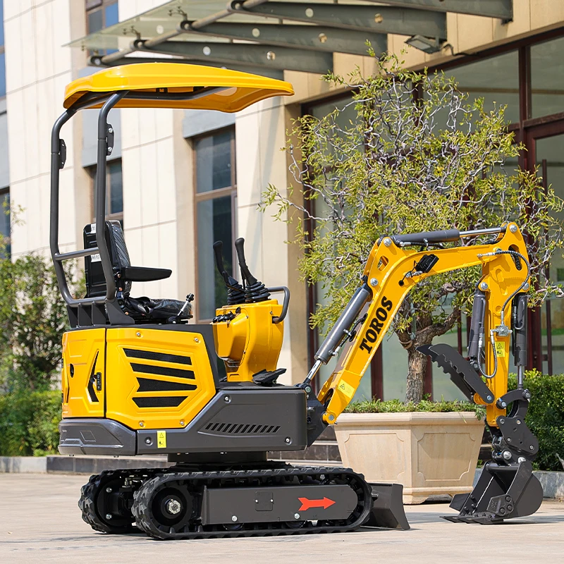 ミニクローラー掘削機,多機能クローラー,小型のカスタム掘削機,短納期,1.2トン,新品