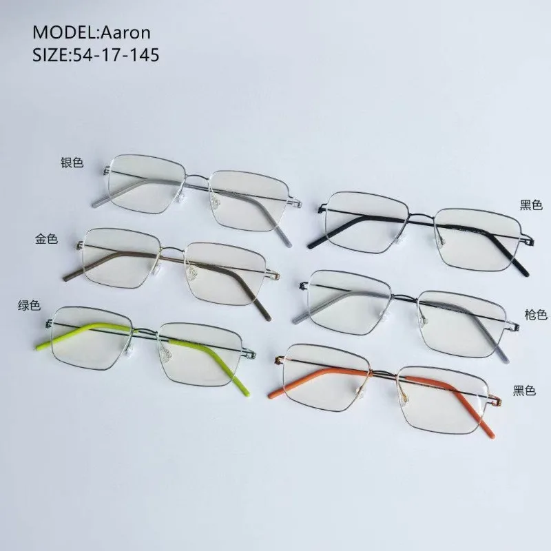 

Новые очки Linde 2026: квадратные, ручной работы, из чистого титана, модель Aaron, с диоптриями, модные, ультралегкие оправы.