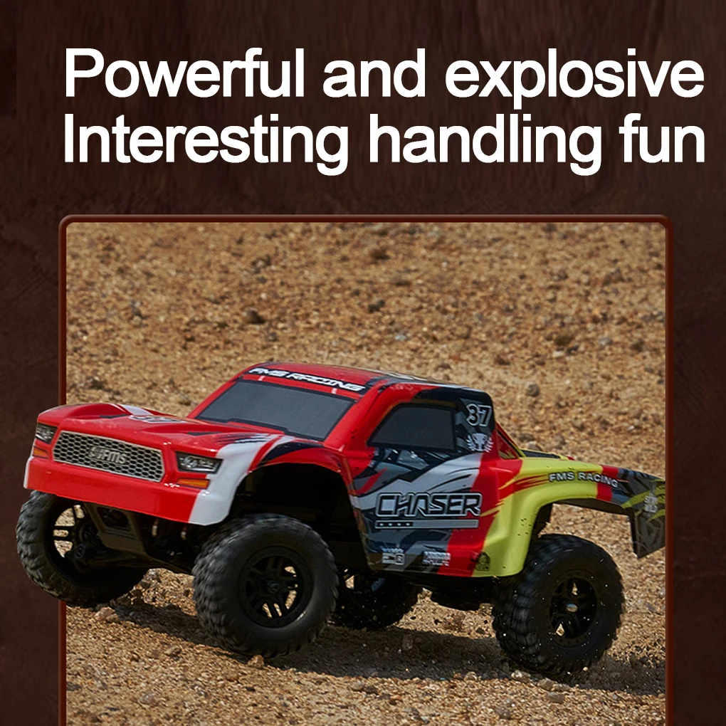 FMS 1:24 FSC24 Chaser Автомобиль с дистанционным управлением дальнего действия RTR Новый высокоскоростной короткий грузовик 4WD Внедорожник Альпинистский автомобиль