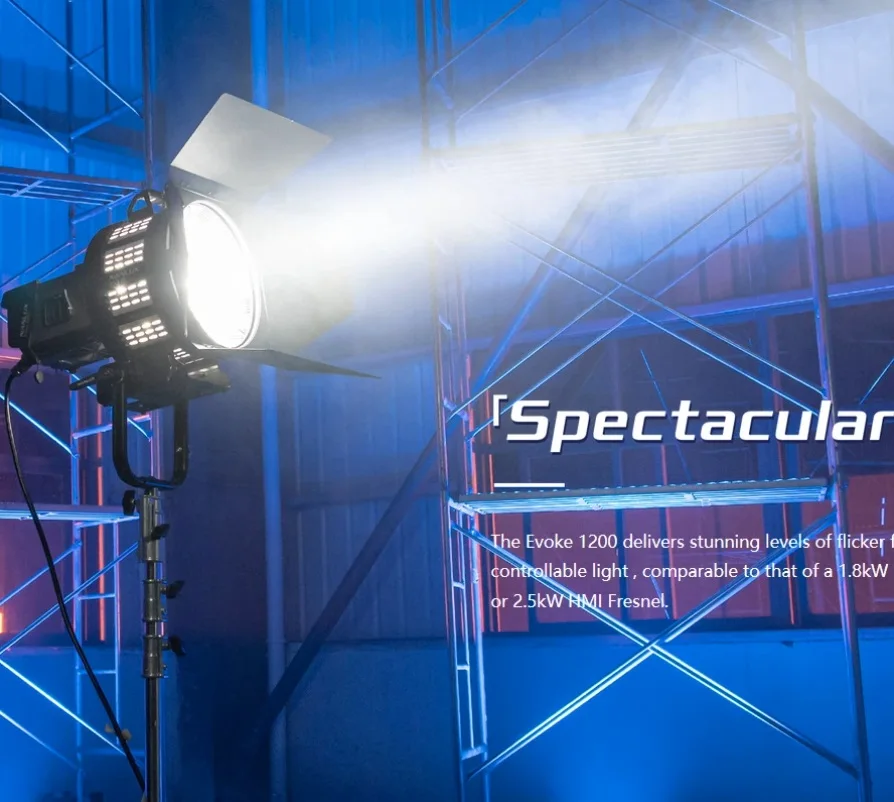 Nanguang-Lámpara de luz LED Nanlux Evoke 1200, 1200w, para fotografía, resistente al agua, para vídeo al aire libre, con control inalámbrico