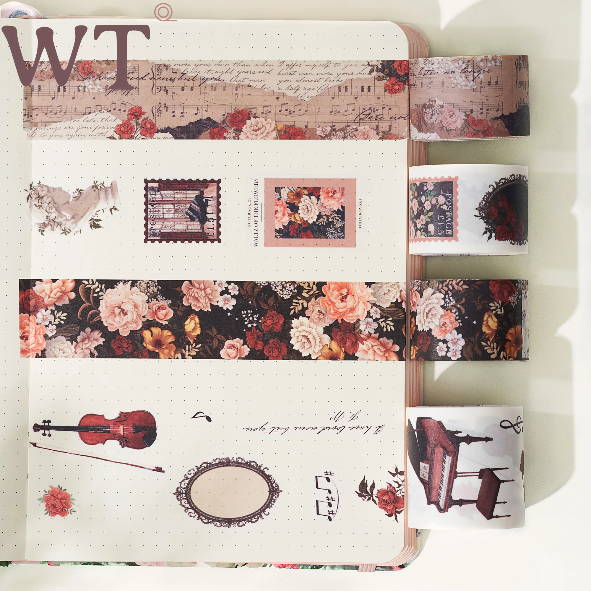 wt-flower-waltz-cinta-washi-adhesiva-floral-vintage-sello-troquelado-pegatina-decorativa