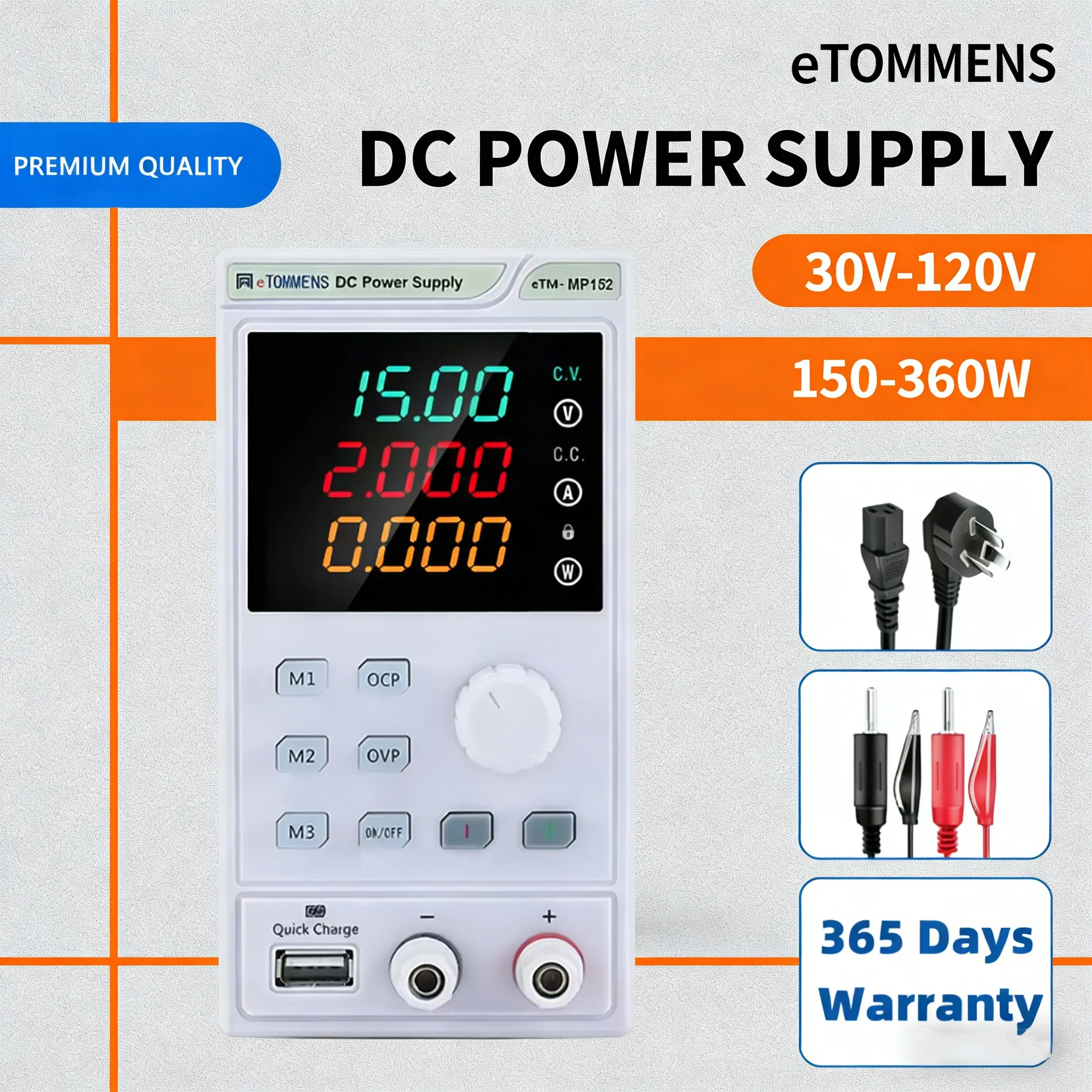 

Лабораторный регулируемый блок питания постоянного тока 0-60В 0-20А с 3-групповым хранением данных, защитой от перегрузки по току и выходным сигналам