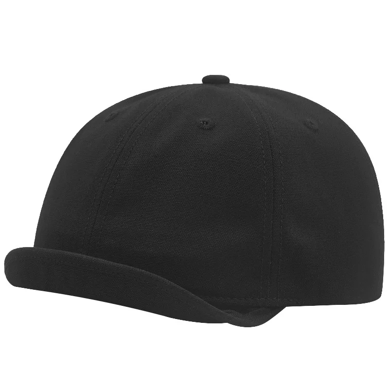 2024 New Fashionable Short Brim Men\'s Cap Flip Up Short Visor Baseball Cap for Men XL Large Size Big Head