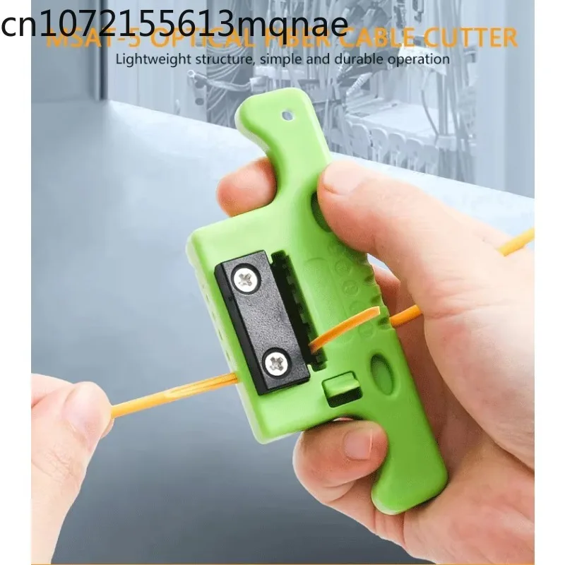 1.9‑3.0mm Longitudinal Drop Cable Stripper Optical Fiber Hand Tool for FTTX Deployment Compatible With 4G & WiFi Networks