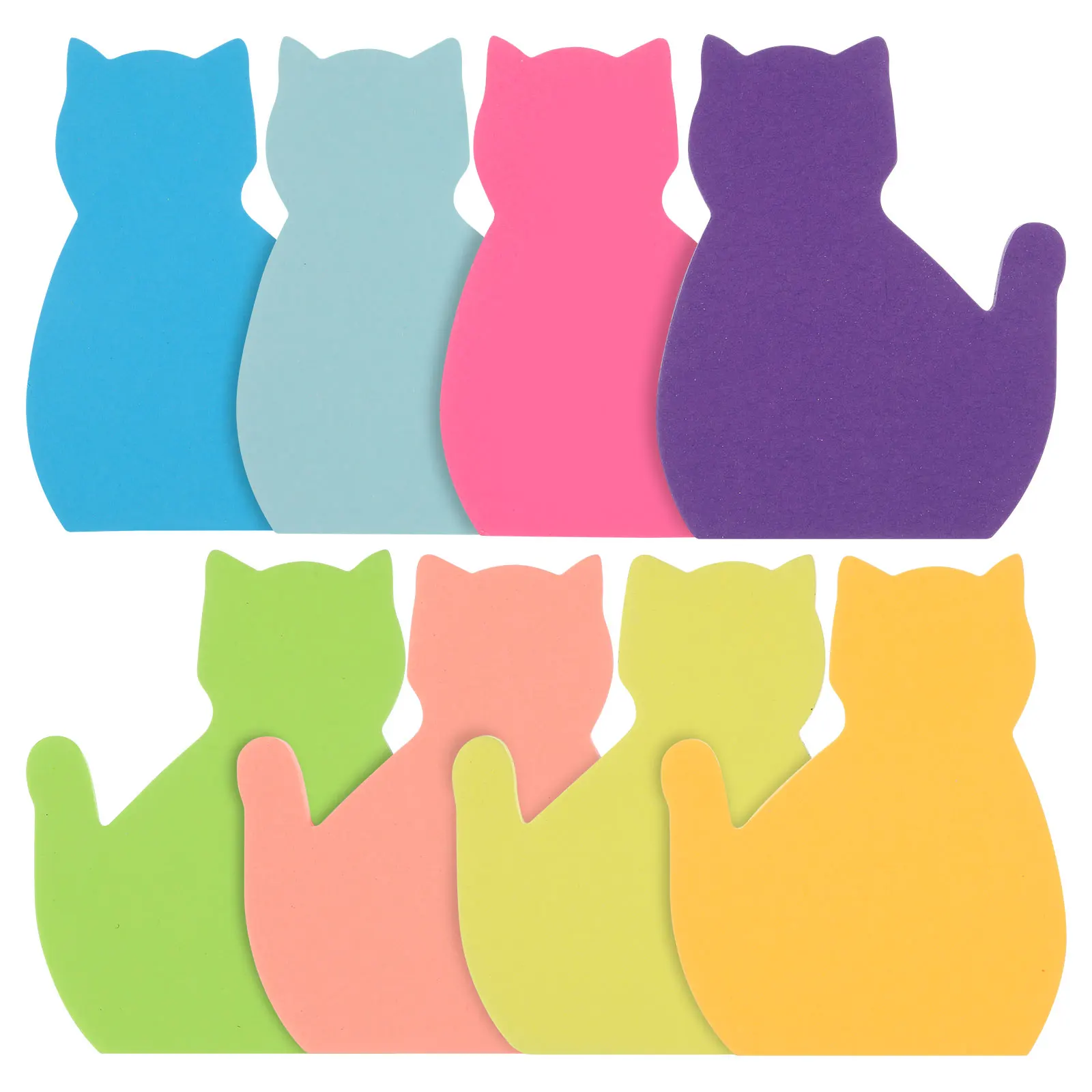 

8 Pcs Notes Memo Cute Paper Pads Office Supplies Small Block Meeting Adhesive Pupils