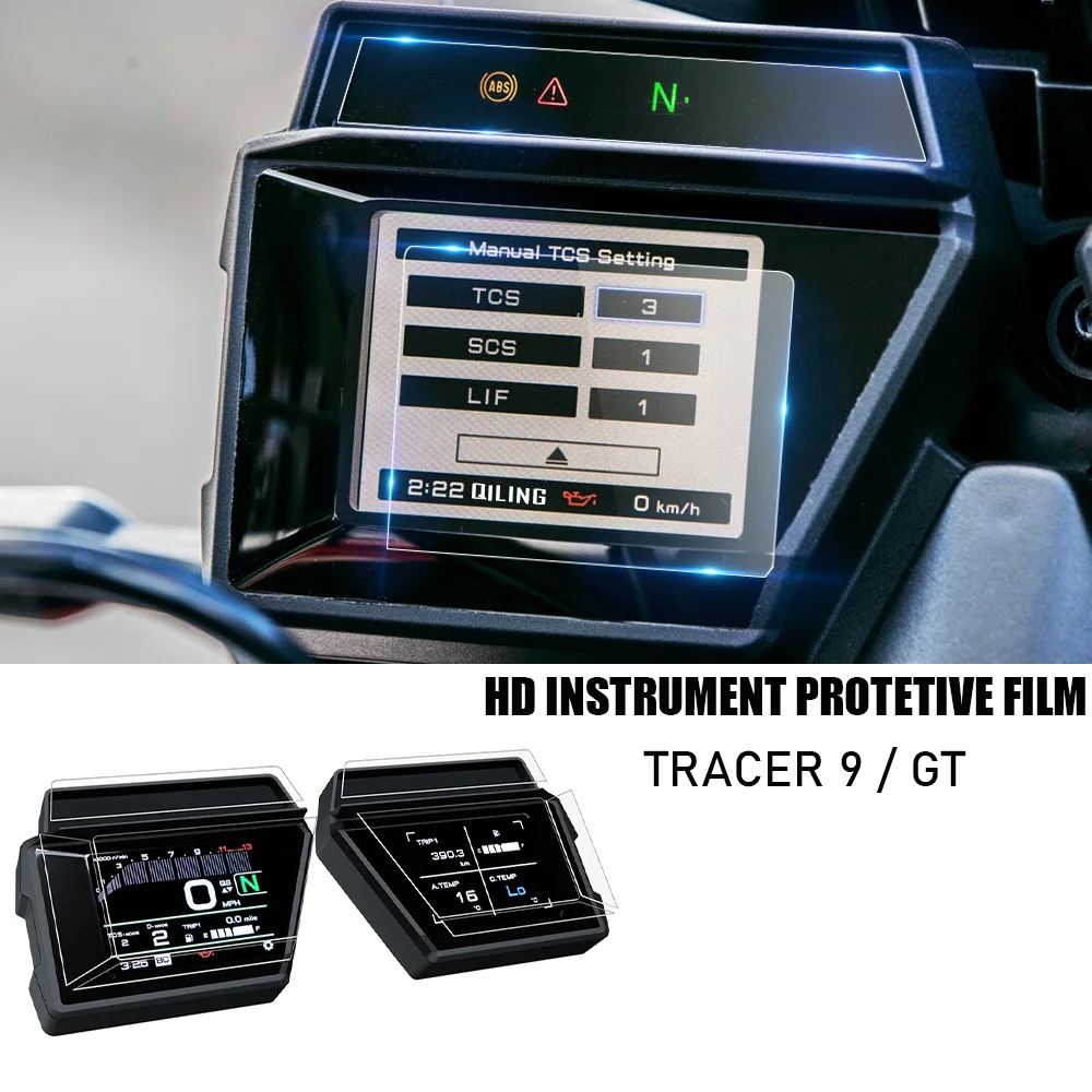 

For Yamaha Tracer 9 Tracer9 Gt 2021 Instrument Film TFT LCD Anti-scratch Dashboard Screen Protector Film Kit