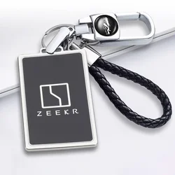 TPU Car Key Case Fob Cover for Zeekr 001 007 009 X Remote Protection Bag Shell Keychain Housing Ring Holder Interior Accessories