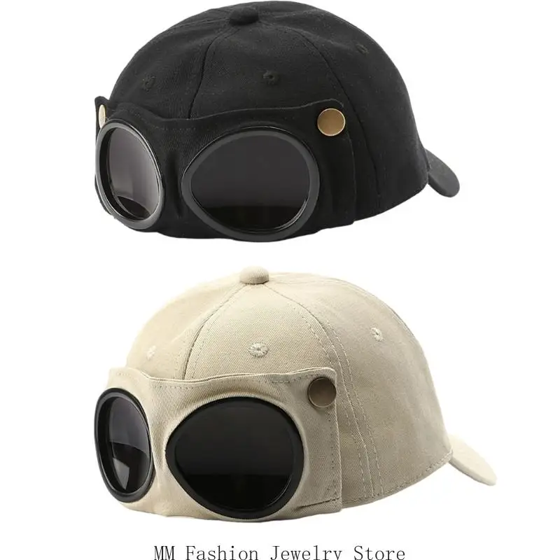 Flight-Themed Baseball Caps, 2-Pack with Pointed Ears, Stitched Panels, Arched Visors, and Everyday Outfit Styling D0UB