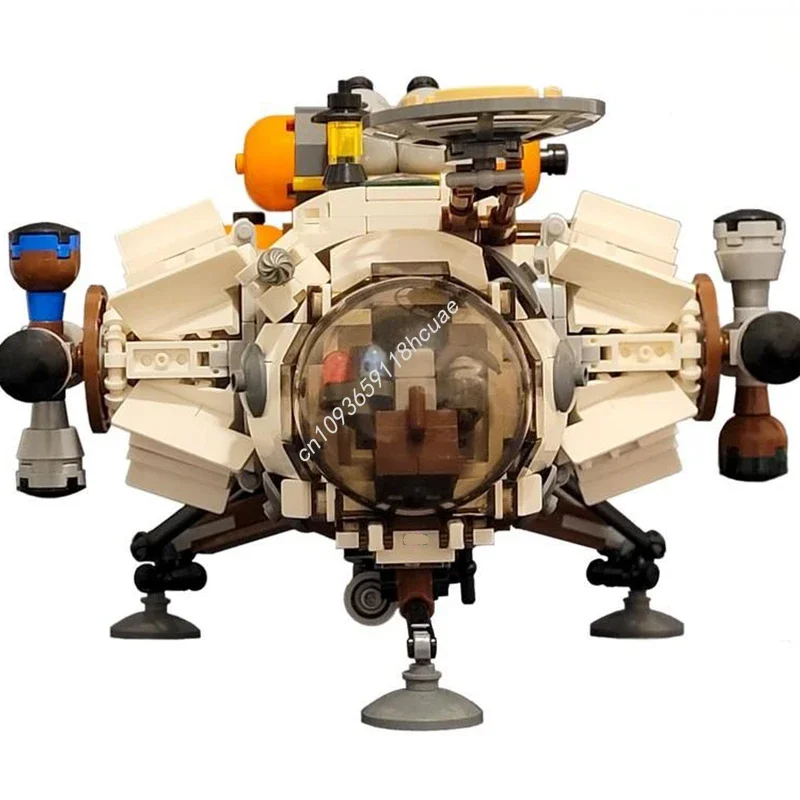 

Набор строительных блоков MOC Outer Wilds Exploration Ship, 932 детали, серия Christmas Master, коллекционное издание, модель архитектурного конструктора, подарок для самостоятельной сборки