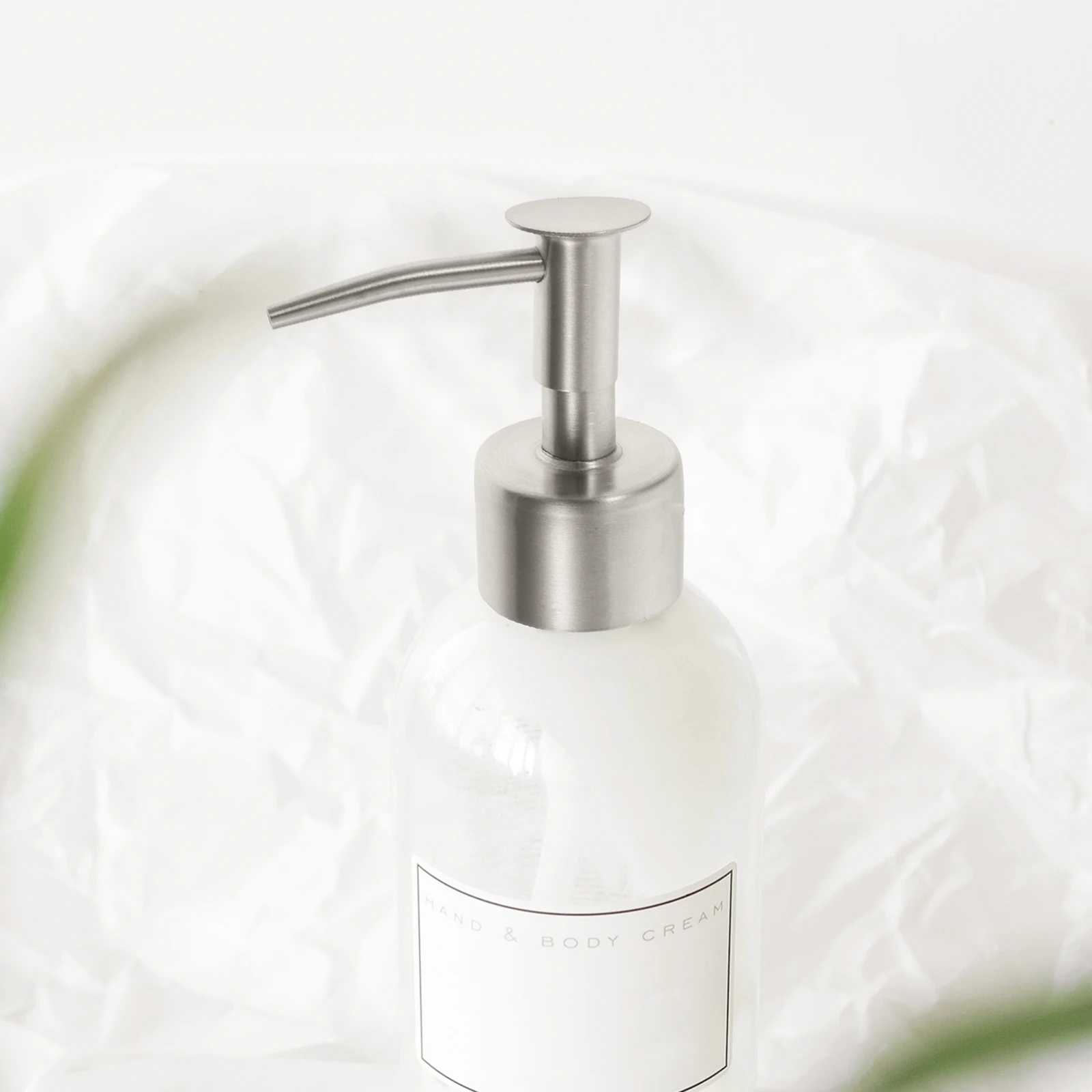 

2Pcs Stainless Steel Dispenser Pump Press Lotion Pump Lid Replacement Insert for Bottles 28 Thread Size Rust Proof