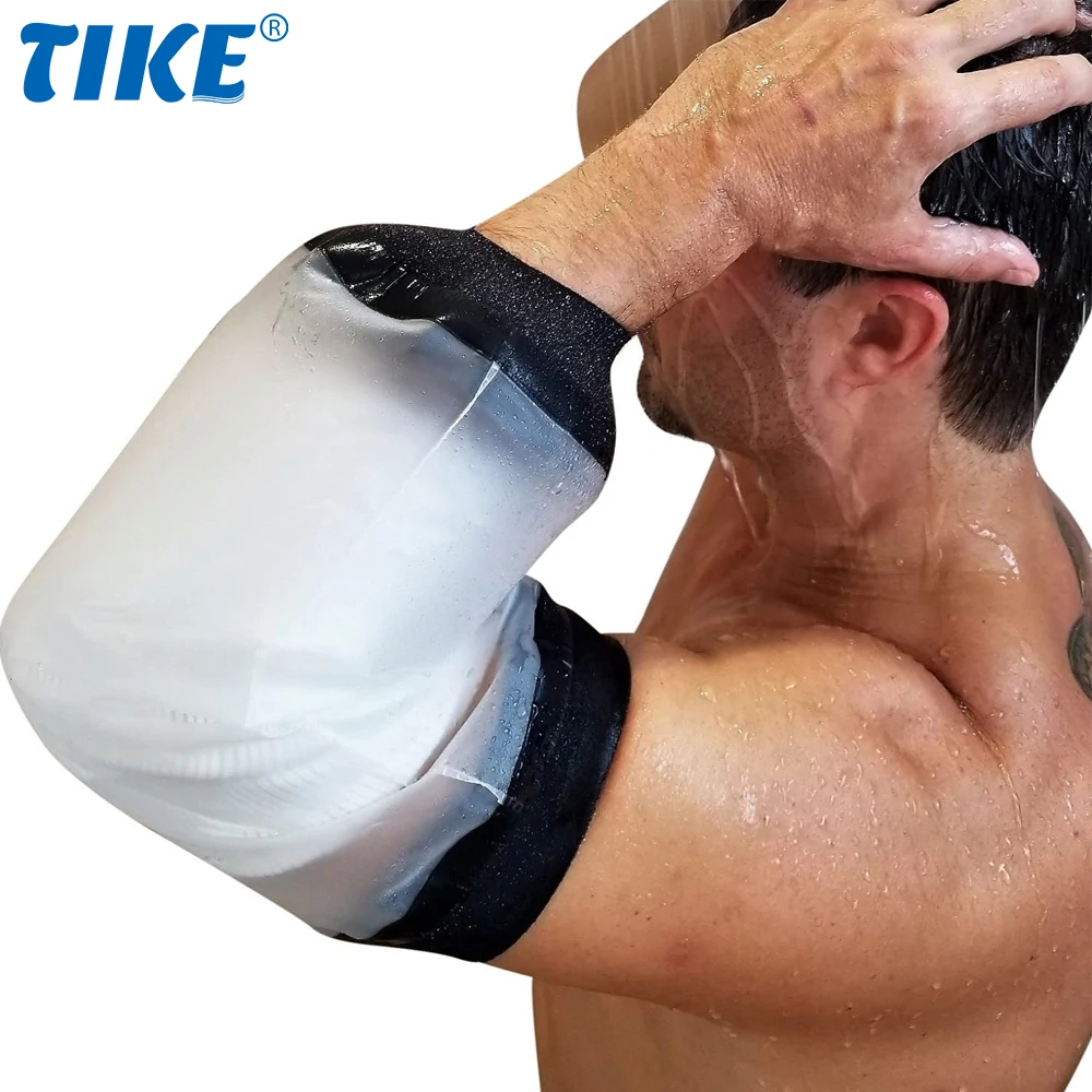 TIKE 1 PC Shower Cover Reusable Waterproof Adult Sealed Cast Bandage Protector for Arm Fracture Wounds Bath Shower Cover Therapy