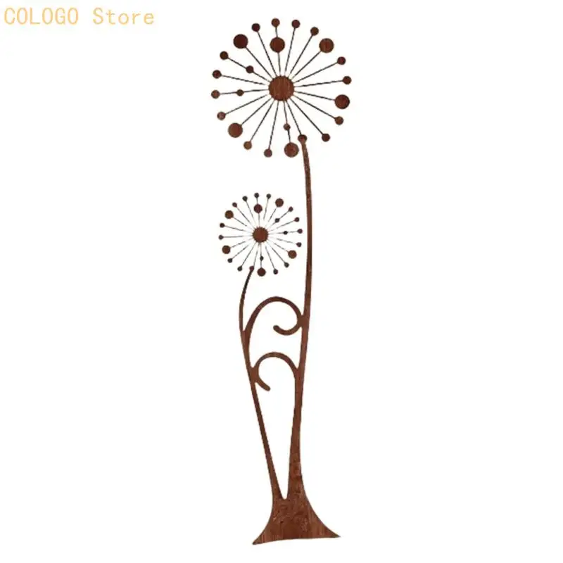 

Decorative Dandelions Stake Yard Stake Easy to Install Outdoor Garden Decors D0LD