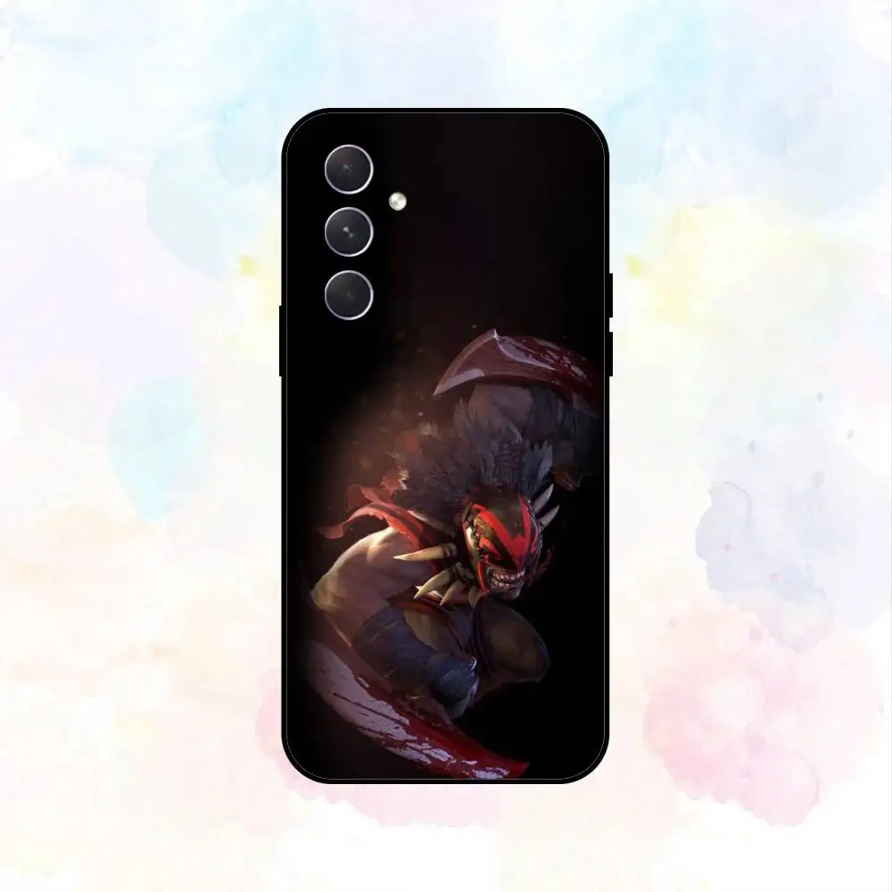 حافظة هاتف لعبة D-Dota 2 الرائعة لهاتف سامسونج جالاكسي A73، A72، A71، A70، A53، A52، A51، غلاف أسود ناعم آخر #6