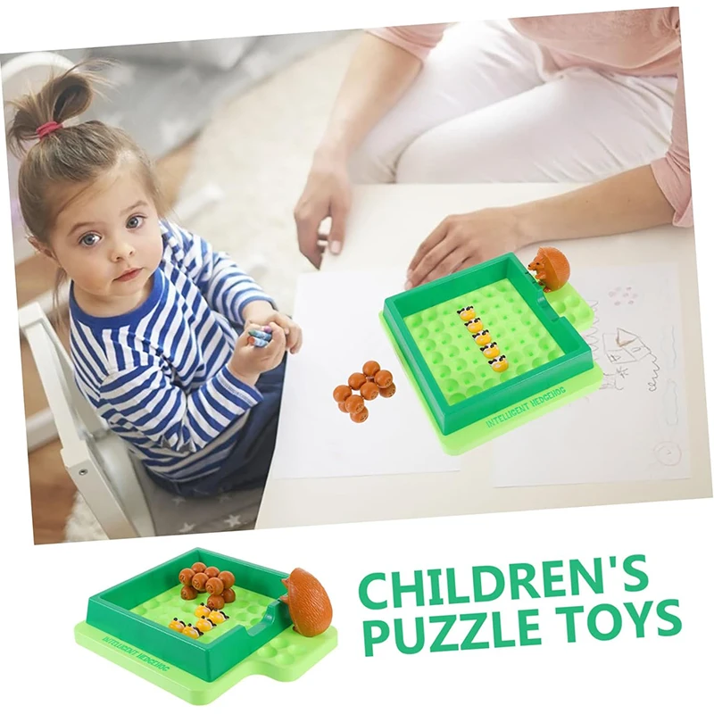 Hedgehog Board Games With Solution Skill-Building Puzzle Logic Game Toy Children Labyrinth Maze Game Toy Table Game Toy for Kids