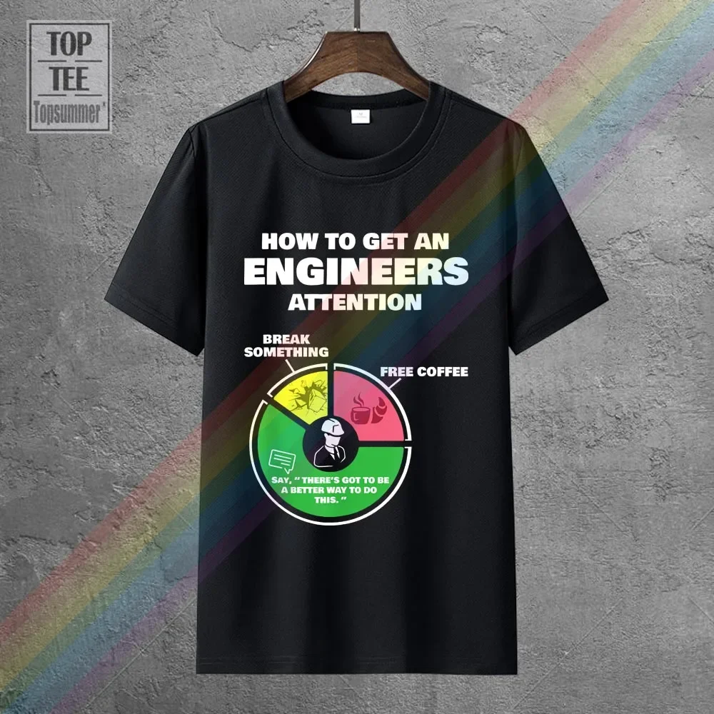 

How To Get Engineers Attention - Funny Engineer Engineering T-Shirt