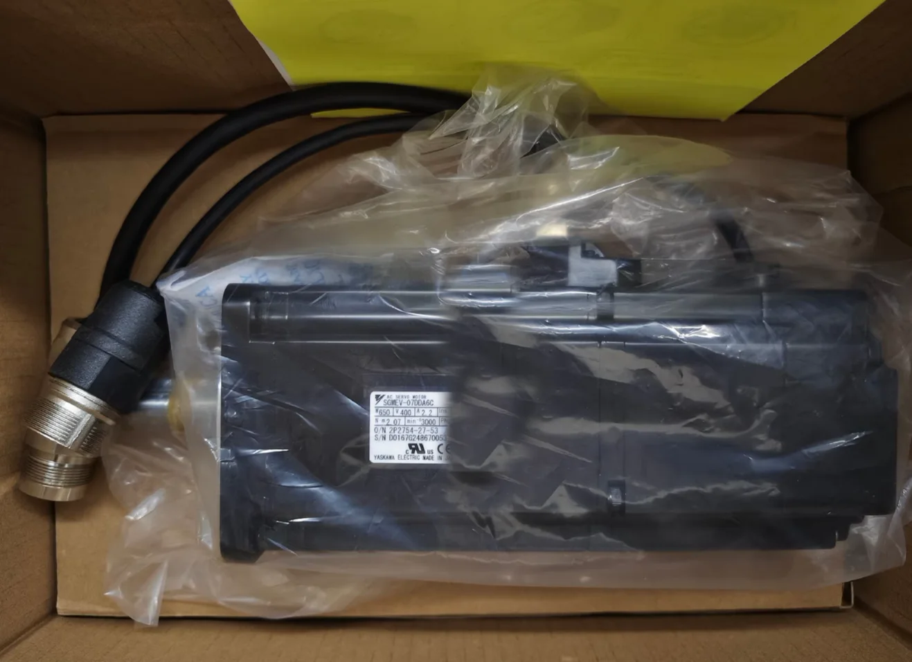 

Original Genuine SGMEV-07DDA6C Brand new Servo Motor，Fast shipping SGMEV 07DDA6C，In Stock