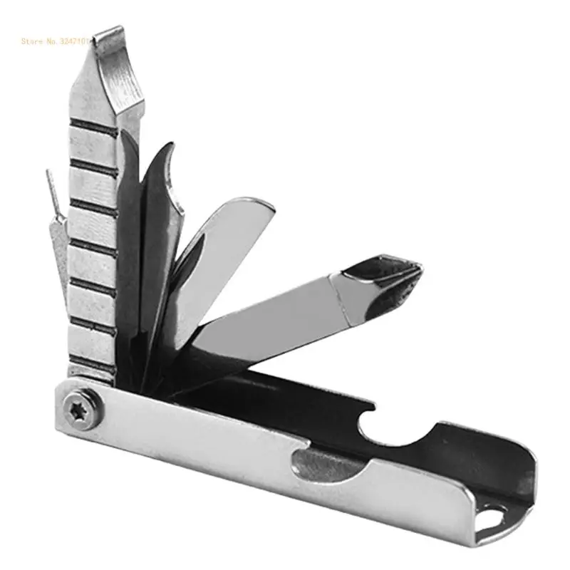 Folding Multi Tool Bottle Opener Portable Pocket Tool for Outdoors Camping Dropship
