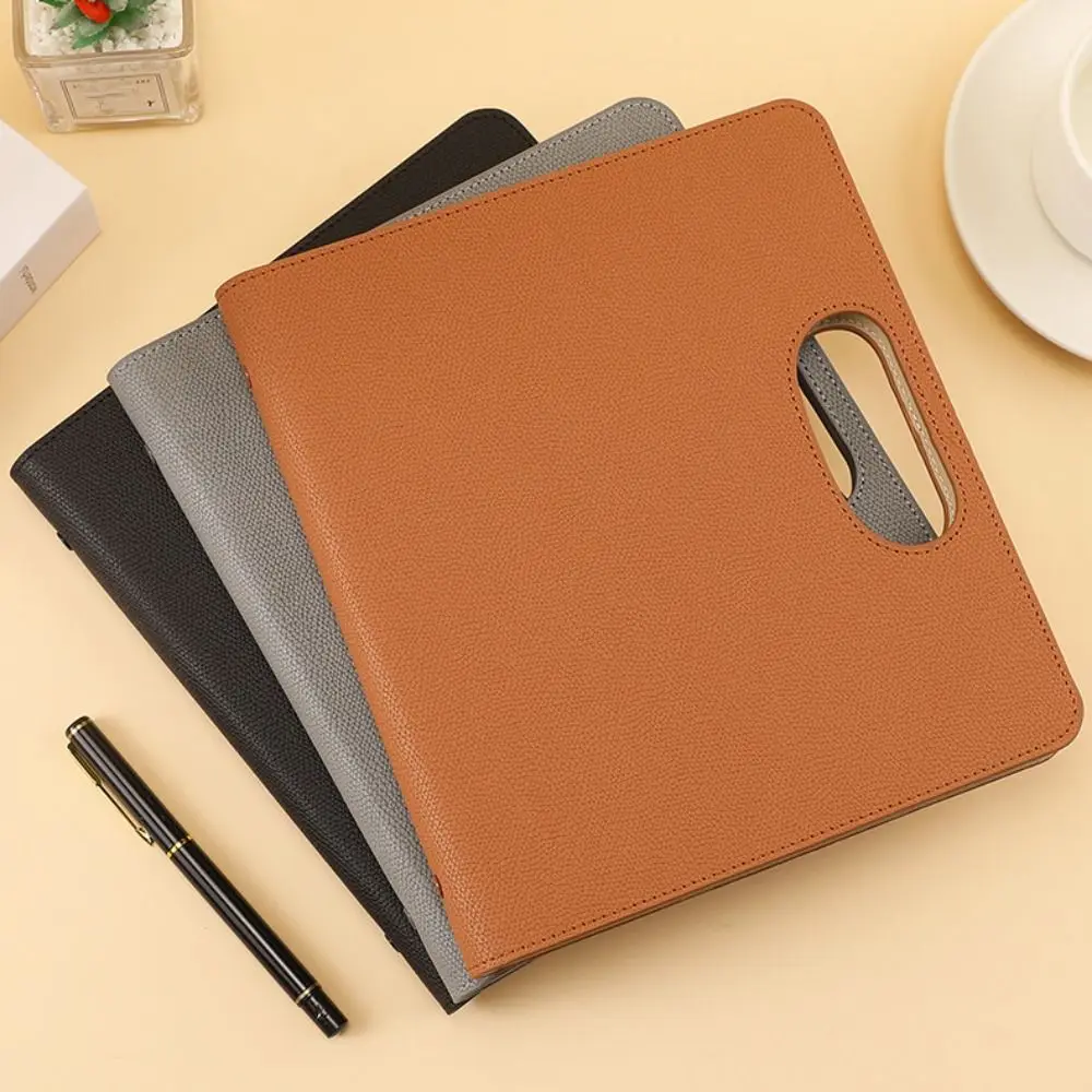 

Portable PU Leather A5 Notebook To Do List Diary Meeting Minutes Book Retro School Supplies Memo Book Girls