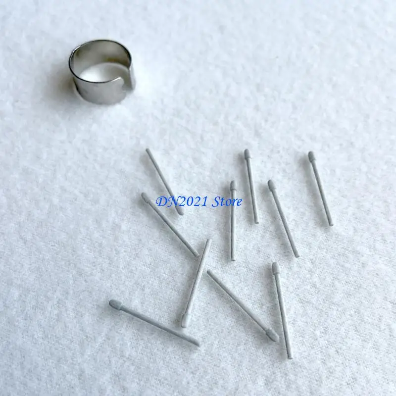 F3KE 10Pcs/Pack Gentle Glides Felts Nibs for Creative Tablet Pen with Secure Clip