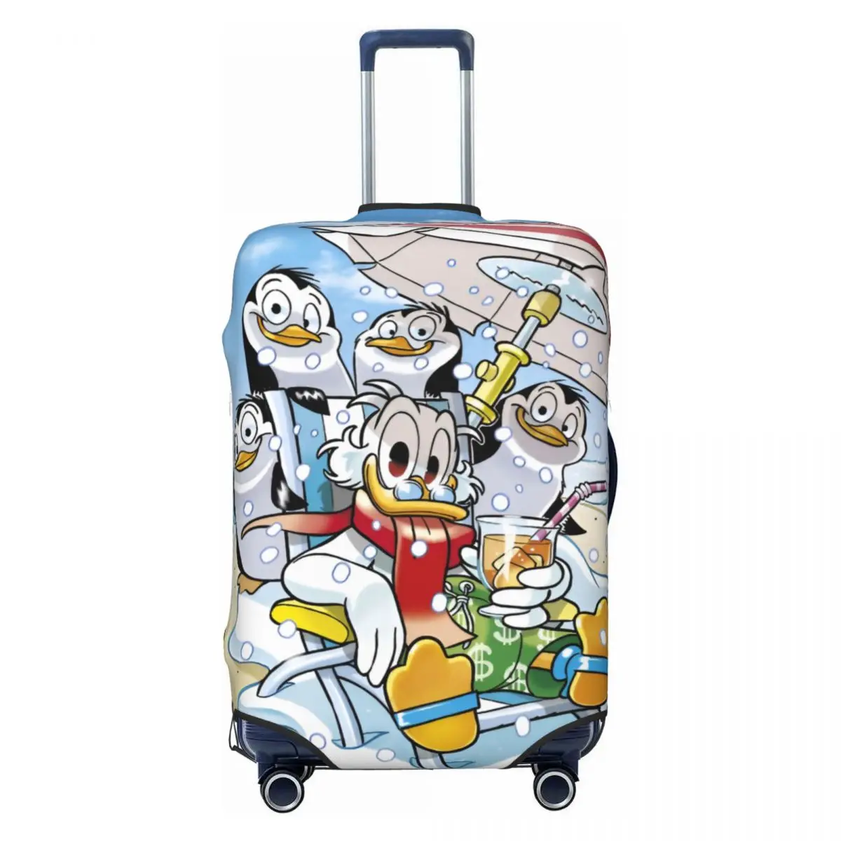 

Чехол для чемодана с Дональдом Даком: милый, пылезащитный, аниме-дизайн, для путешествий