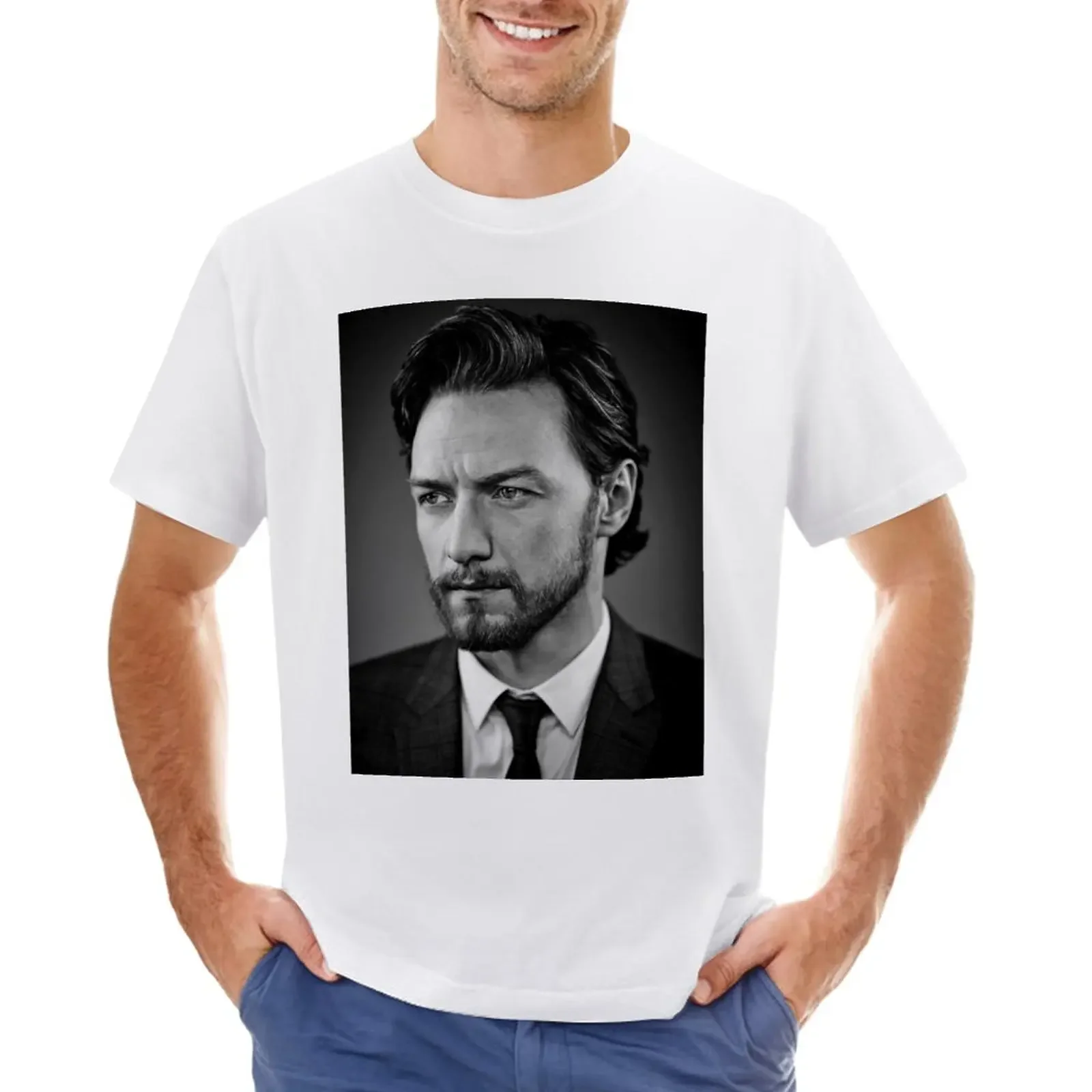 james mcavoy T-Shirt aesthetic clothes vintage clothes oversizeds customs t shirts for men pack