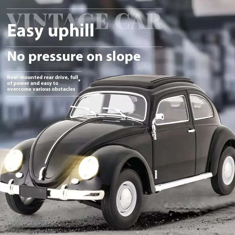 1949-1963per Vw Beetle Hardtop Berlina Modello 1:16 Wpl D62mini Auto telecomandata Giocattolo CarRemote Control Rc Arrampicata Auto Giocattolo Regalo