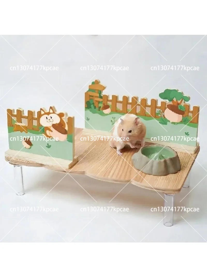 Garden Series Multifunctional Hamster Ladder Small Animal Cage Landscaping Supplies Rat Assessories Chipmunk Dwarf Mouse Fence