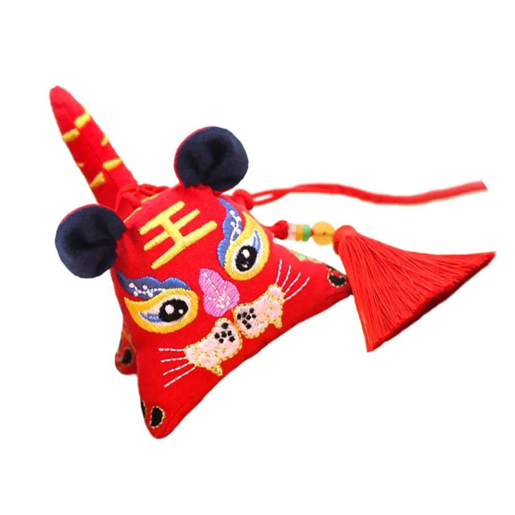 

Embroidered Tiger Embroidery Decorative Sachet Pendant Bag Pp Cotton Exquisite Sachet Hanging Home Car Gift