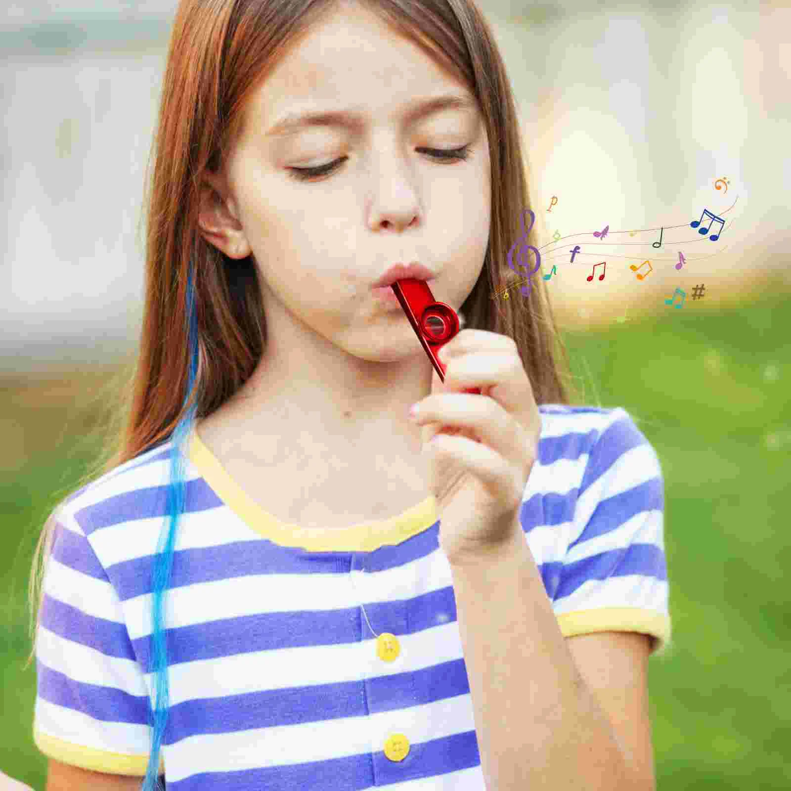 Kazoo d'intérieur pour enfant et adulte, instrument de musique à base zéro, 6 pièces