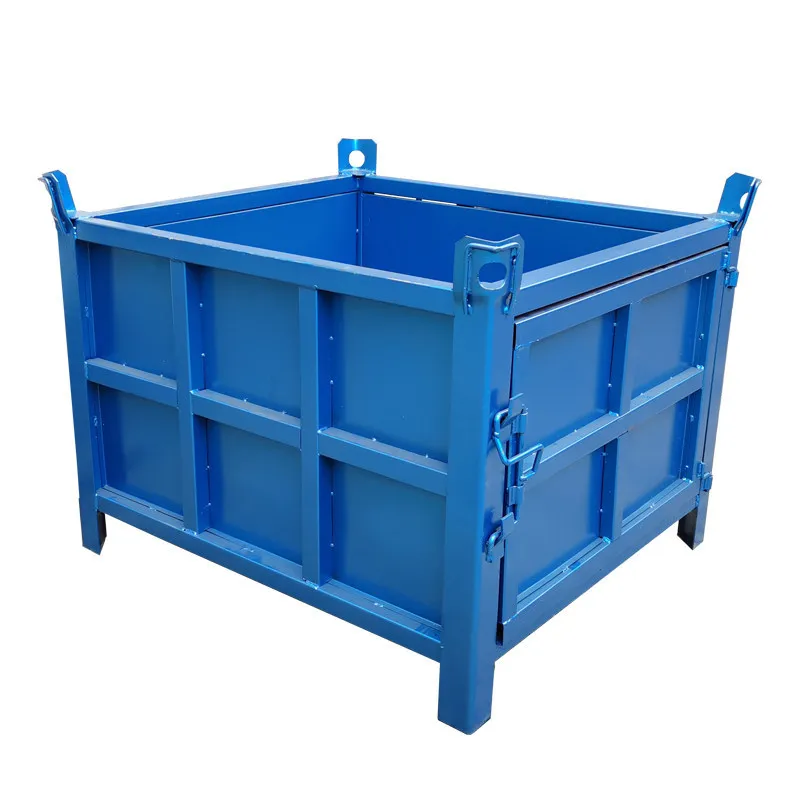 Boîte en fer pour le rangement des affaires, boîte d'atelier robuste, boîte pour copeaux de fer, boîte à matériaux, grande boîte en fer