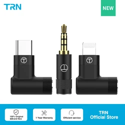 TRN TX T2 pro Cable para auriculares Jack 8 núcleos chapado en cobre Real oro actualización Cable desmontable Jack para Apple Huawei Xiaomi TRN BAX