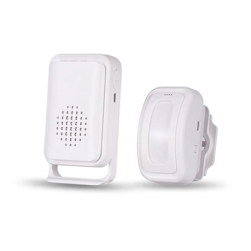 Sonnette de bienvenue sans fil avec capteur de mouvement PIR, alarme à induction, maison, magasin, e