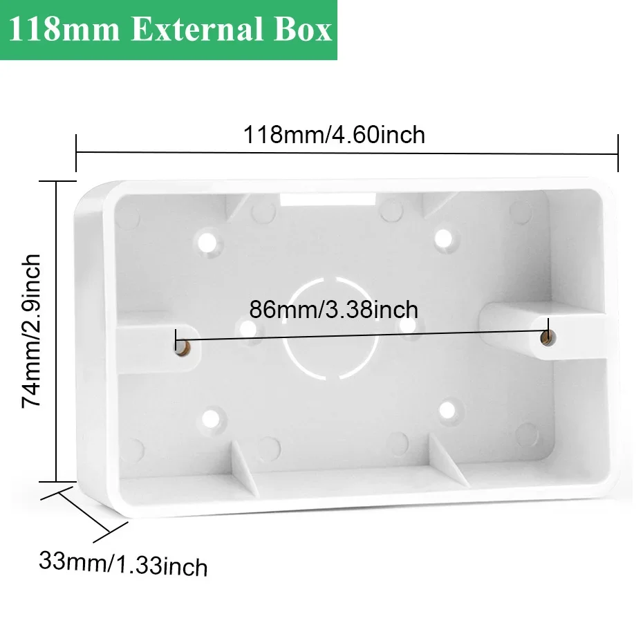 Variant: 118mm External White
