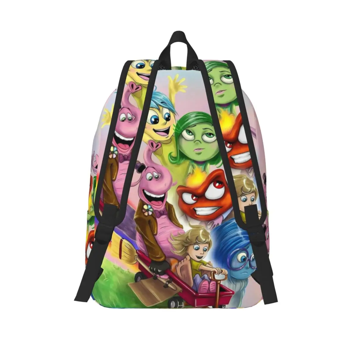 Inside Out 2 Cartoon Emotion Backpack for Preschool Primary School Student Humor Manga Book Bags Boy Girl Daypack Lightweight