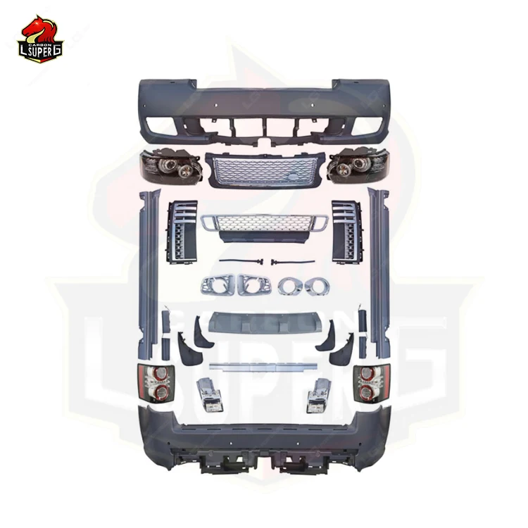 

G Style Body Kit for Range Rover Executive 2005-2012 PP Material with Front Rear Bumper Side Skirts Headlights Taillights
