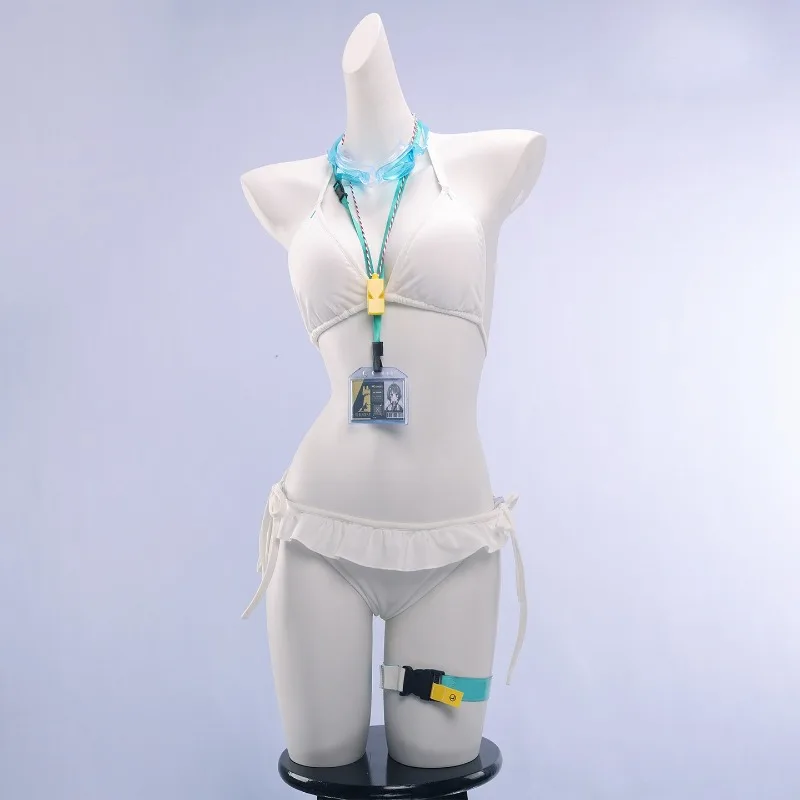 La Pluma Swimsuit Game Arknights Cosplay Costume Bikini Swimwear Anime RolePlay Women Girls Halloween Summer Holiday Outfit view 2